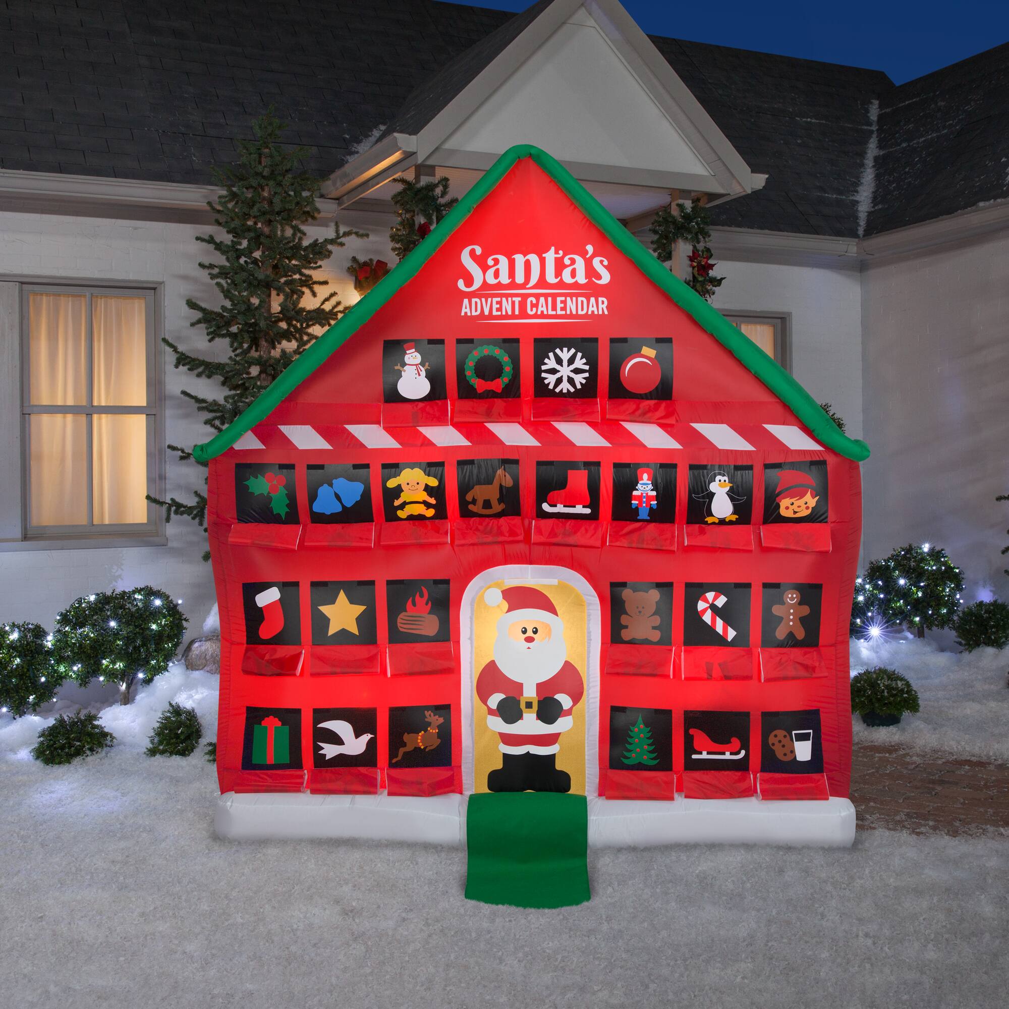 8ft. Airblown® Inflatable Christmas Advent Calendar